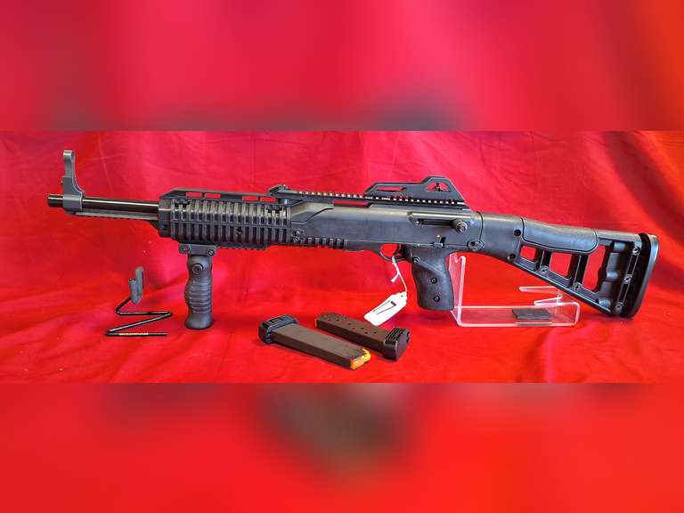 Hi Point Mod: 4585, 45ACP carbine rifle, Ser#:R28136, 2 mags, forward grip, 96%