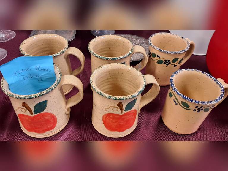 6 pcs of Three Rivers Pottery