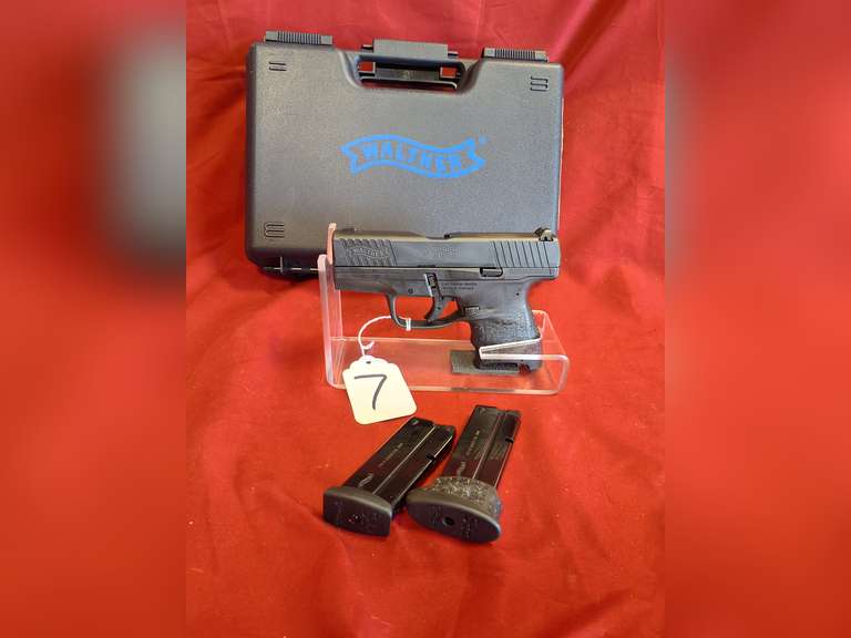 ? NIB Walther Mod: PPS, 9mm pistol, Ser#: AV1436, 2 mags, box, book, 98%