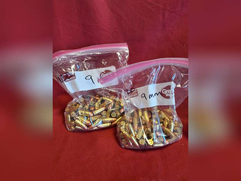 2 bags -- 200rds 9mm ammo