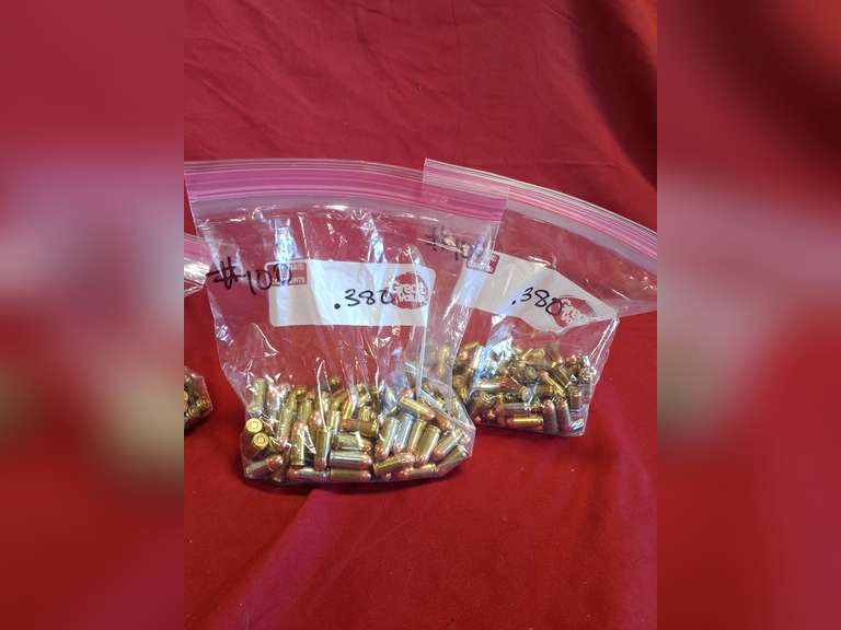 2 bags -- 200rds 380 ammo