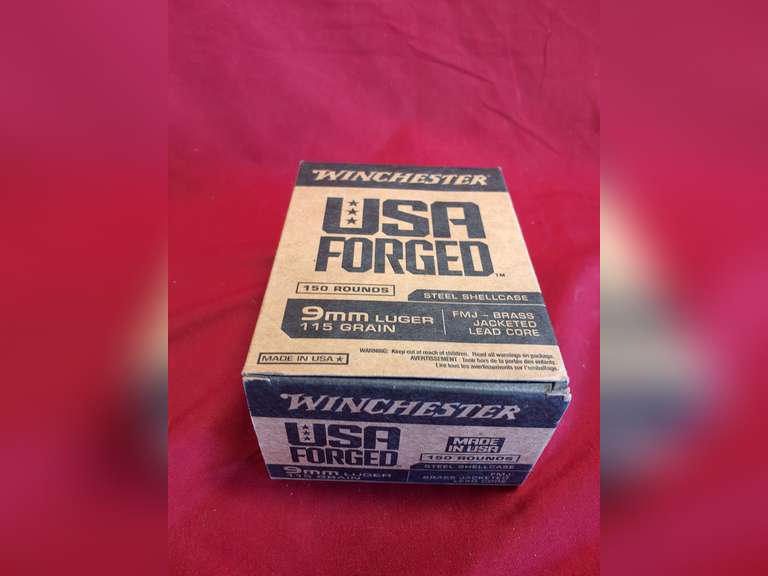 1 box of 150rd 9mm
