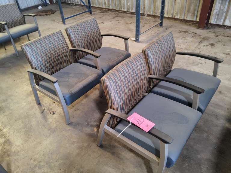 2 sections of chairs