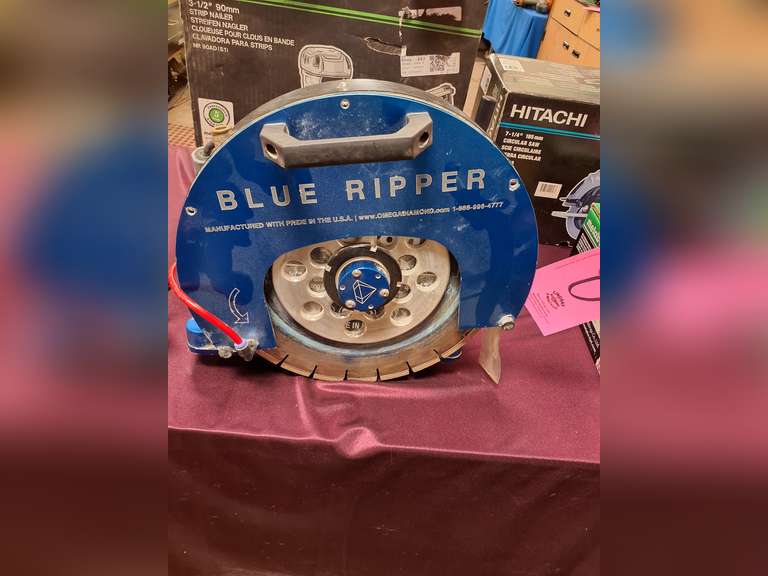 Omega Diamond The Blue Ripper rail saw (for cutting stone) 1ph, 230v, 5+hp