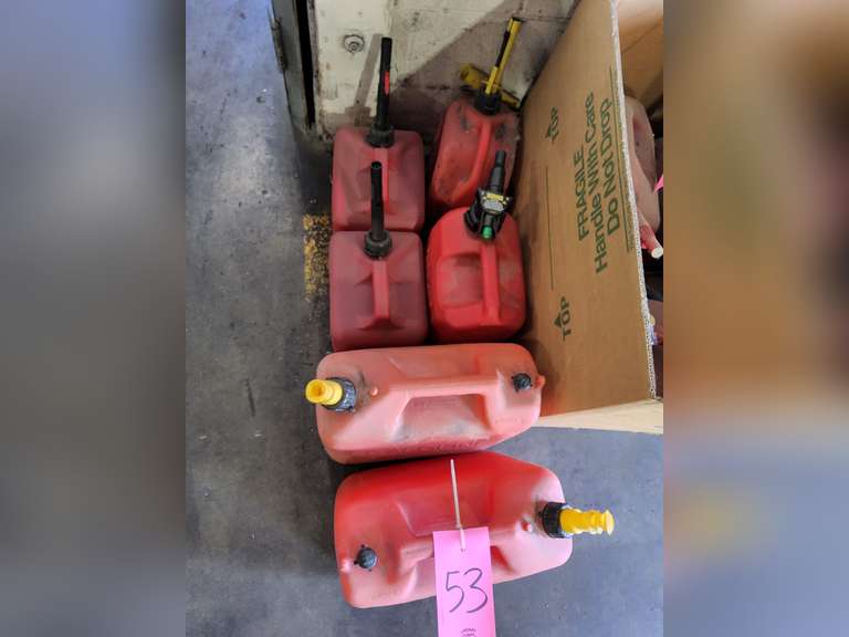 6 fuel cans