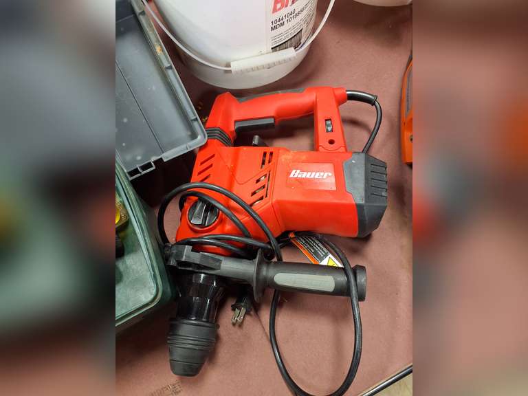Bauer Mod: 1641E-B electric 1-1/8" SDS variable speed pro rotary hammer