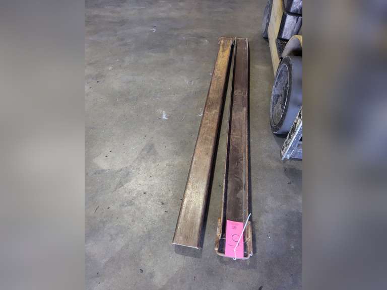 Pair of forklift ext., 5"x7'