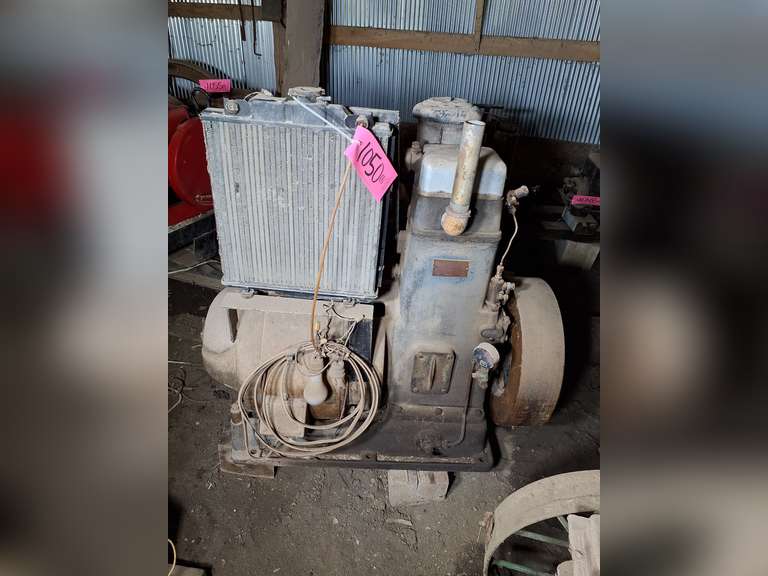 Witte Diesel electric power plant 9HP #D2215, 1200 rpm
