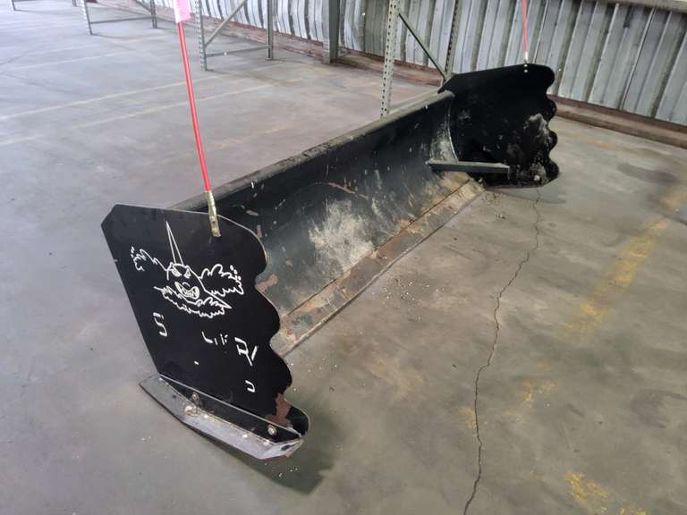 Shark 8ft snow blade for skid steer