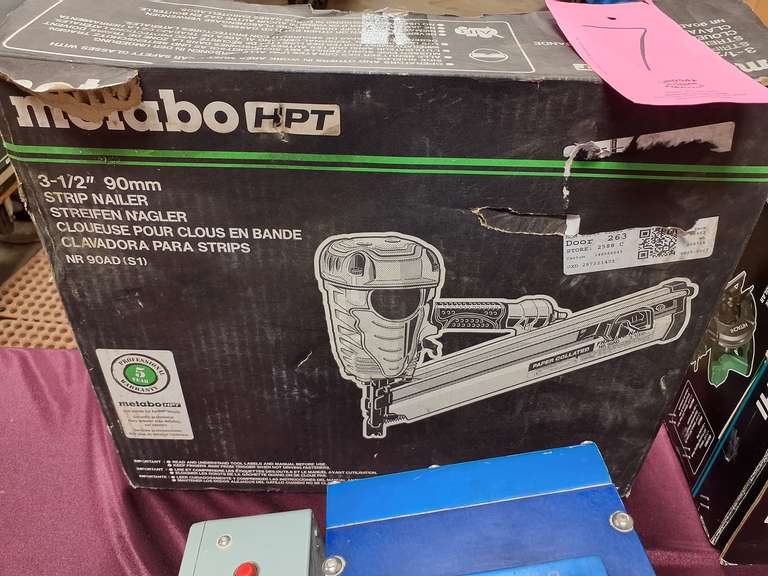 Metabo HPT 3-1/2" strip nailer