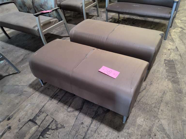 2 ottomans, appr. 46"