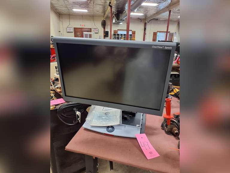 Optelec Clearview Speech with books & power cord ( put a book in and it reads to you) SEE PICS (untested)