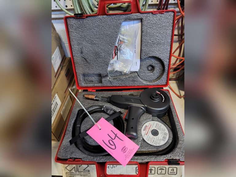 Lincoln electric magnum 100SG, spool gun, w/new spool and case