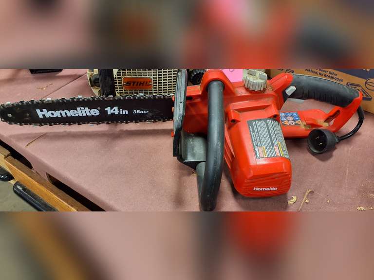 Homelite 14" electric chainsaw