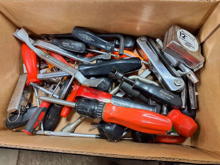 Box of misc tools SEE PICS