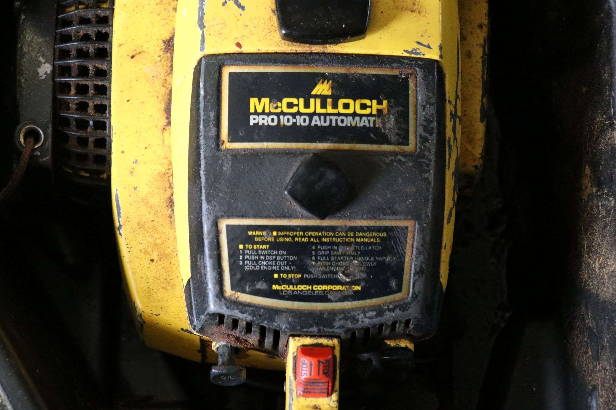 McCULLOCH Super10-10 大型軽量 McCULLOCH Super10-10 大型軽量