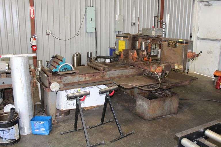 HEM BAND SAW WITH ROLLER FEEDER