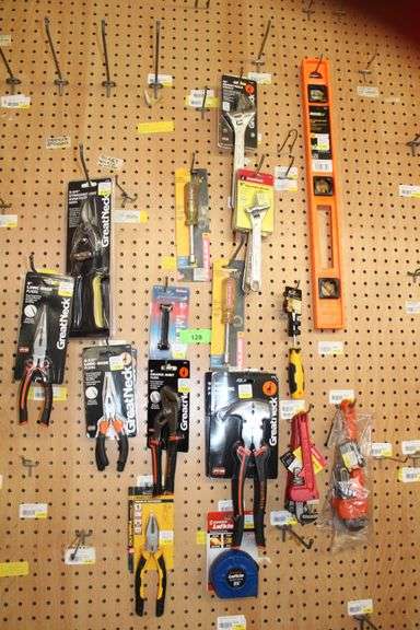 VARIOUS PLIERS, WRENCHES, SNIPS, ETC.