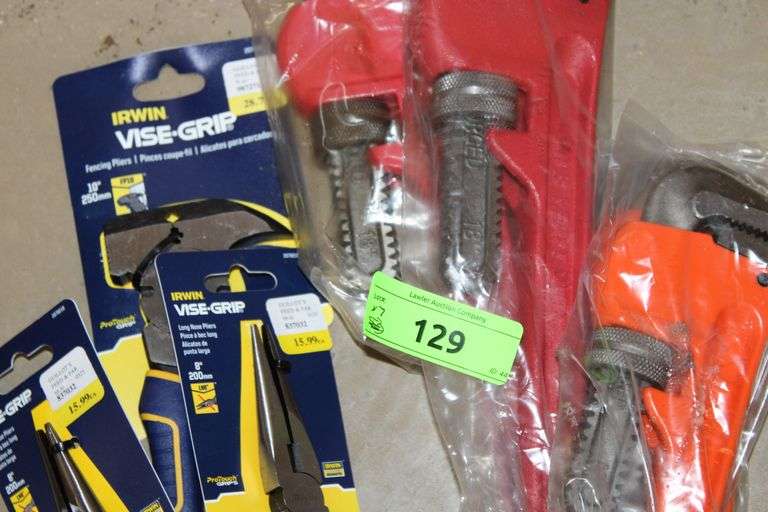 IRWIN VISE GRIPS AND PIPE WRENCHES