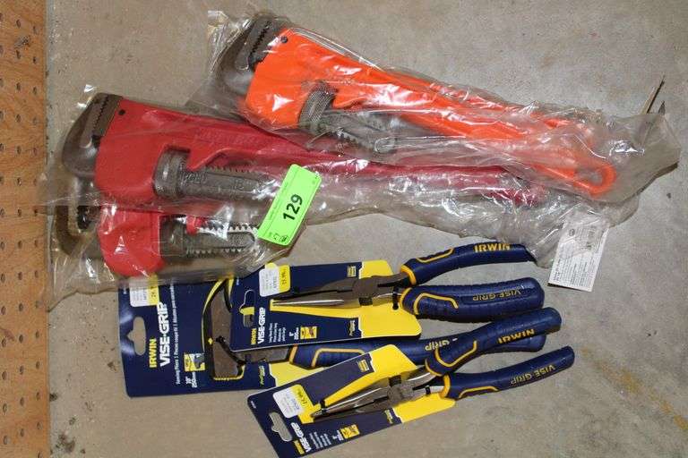 IRWIN VISE GRIPS AND PIPE WRENCHES