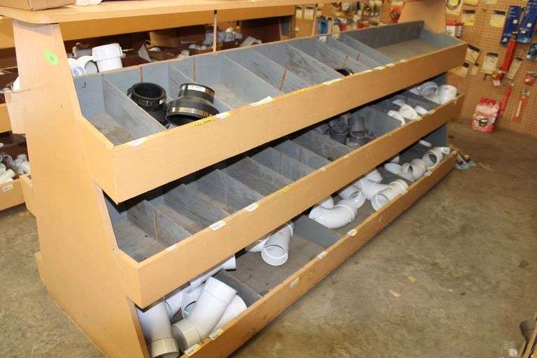 DISPLAY WITH PVC COUPLINGS, TEES, ETC