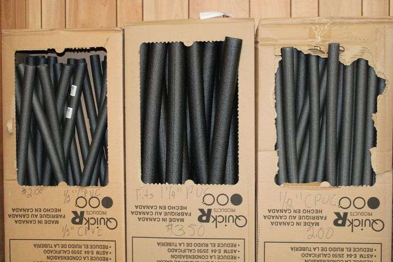 BOXES OF PIPE INSULATORS