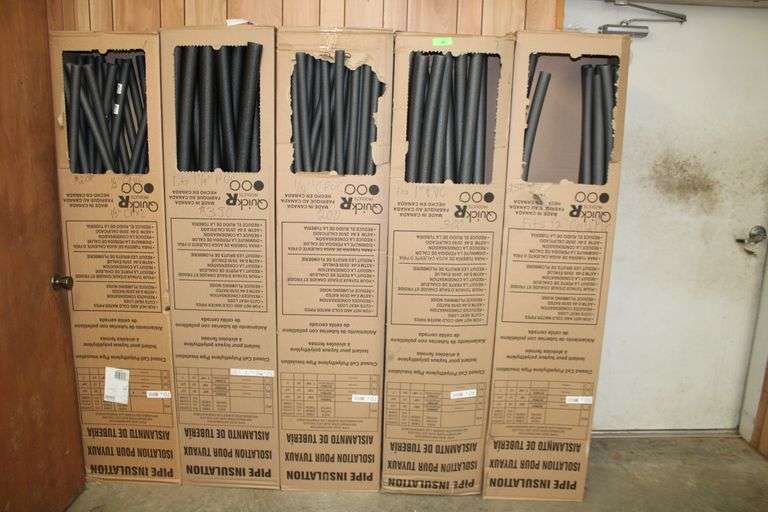 BOXES OF PIPE INSULATORS
