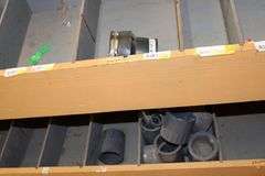 DISPLAY WITH PVC COUPLINGS, TEES, ETC