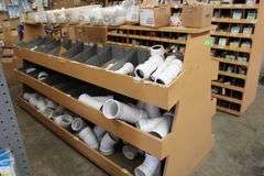 DISPLAY WITH PVC COUPLINGS, TEES, ETC