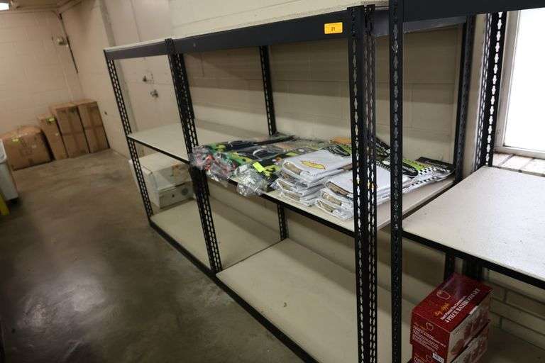 Shelving Unit 8'w x 2'd x 5'h. Includes Decking.