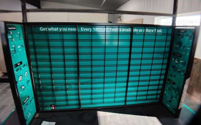 Makita Display Shelf 18-volt tools