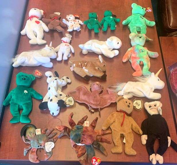 Massive Vintage Beanie Babies Collection – 30+ Pieces – Includes RARE & Retired TY Originals