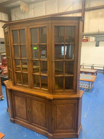Wood China Cabinet 72 1/2"x20 1/2"x79 1/2"