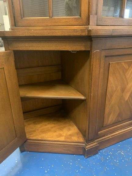 Wood China Cabinet 72 1/2"x20 1/2"x79 1/2"
