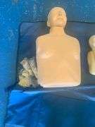 CPR Training Equipment Lot – Includes 2 Adult Manikins, 3 Infant Manikins, AED Trainer, Accessories 