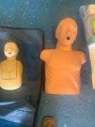 CPR Training Equipment Lot – Includes 2 Adult Manikins, 3 Infant Manikins, AED Trainer, Accessories 