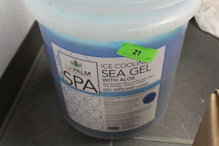 ICE COOLING SEA GEL WITH ALOE VERA FOR PEDICURE - 5 GAL