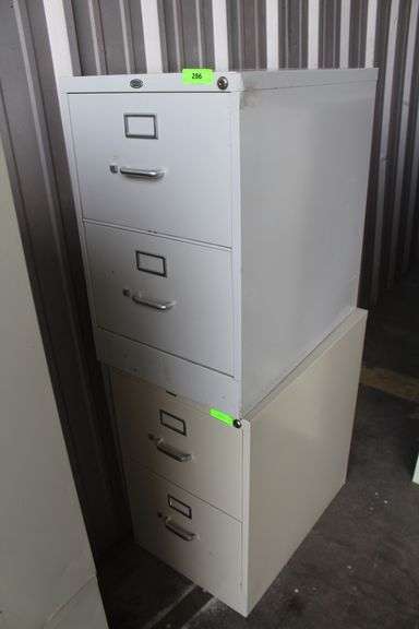 TWO DRAWER VERTICAL FILE CABINETS