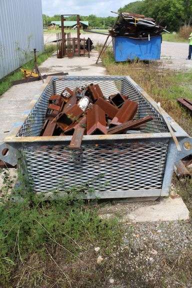 METAL BOX WITH CONTENTS