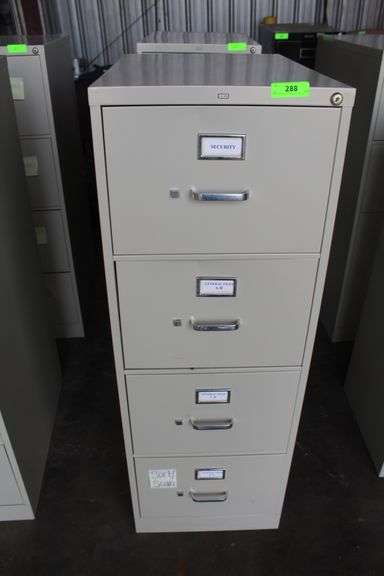 FOUR DRAWER VERTICAL FILE CABINETS