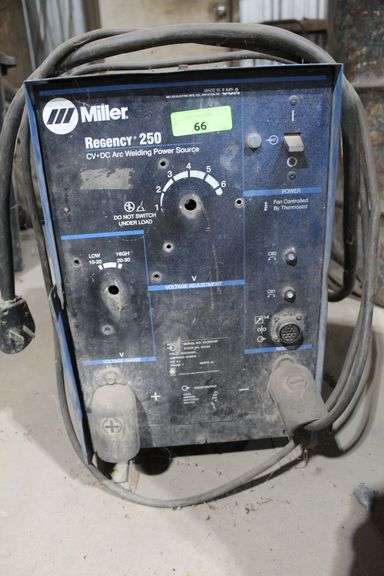 MILLER REGENCY 250 WELDING MACHINE