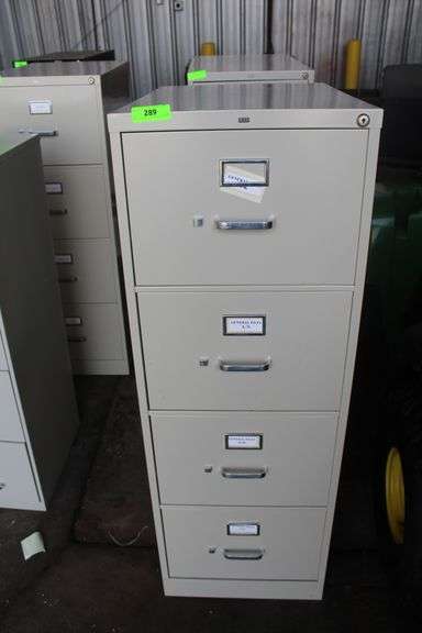 FOUR DRAWER VERTICAL FILE CABINETS