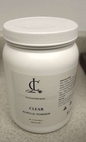 CLLAM ACRYLIC POWDER - CLEAR - 3LB
