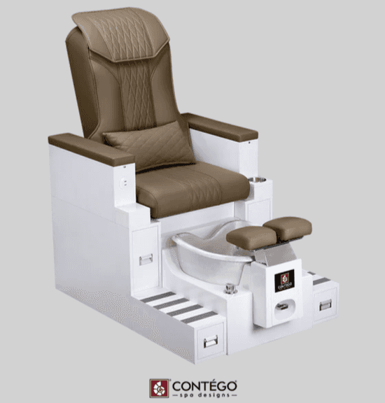 CONTEGO SPA DESIGNS / "MAJESTIC" STYLE PEDICURE SPA CHAIR / 6 FUNCTION MASSAGE CHAIR