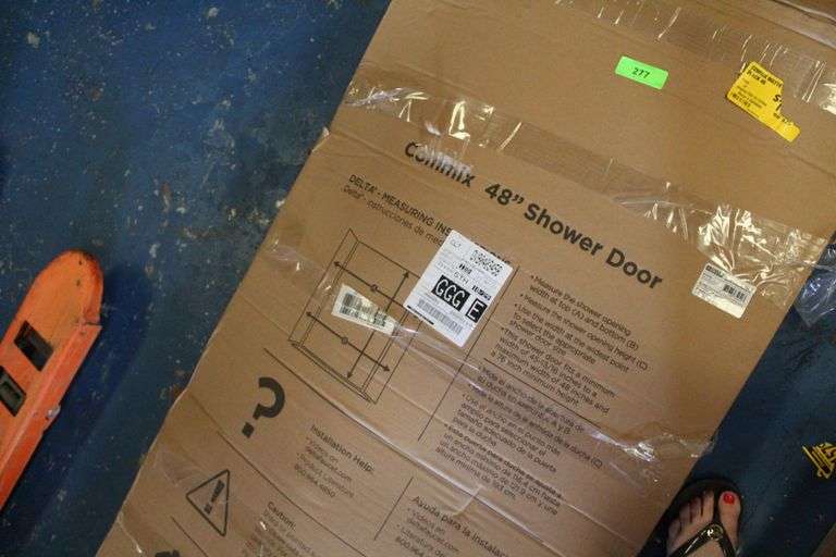 COMMIX MATTE BLACK 48" STORM DOOR