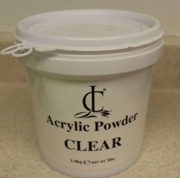 CLLAM ACRYLIC POWDER - CLEAR - 3LB