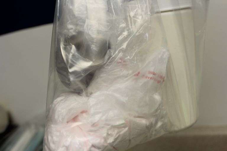 VARIOUS BAGS OF DIP OR ACRYLIC POWDER & TOOLS