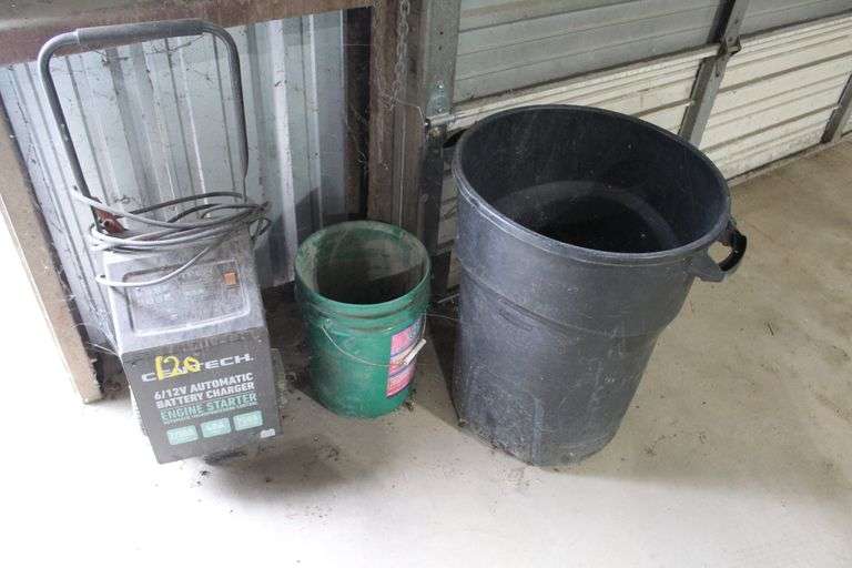 BATTERY CHARGER AND MISC ITEMS