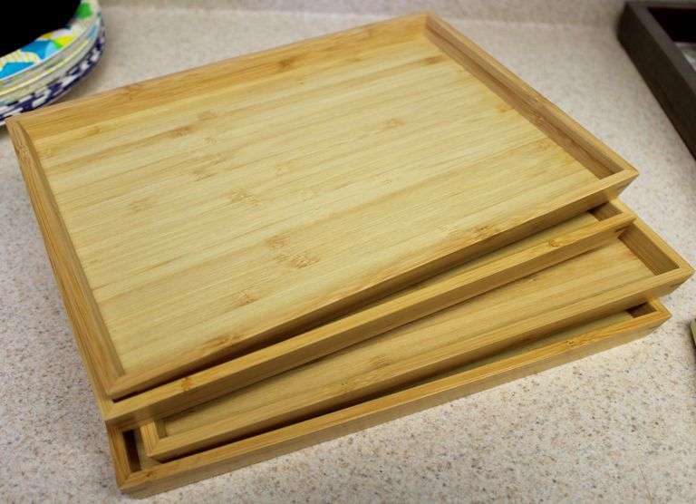 IKEA WOOD SPA TRAYS