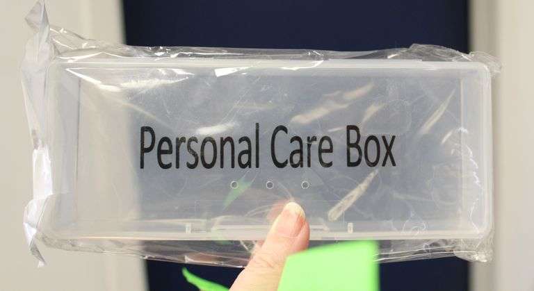 LOT OF 23 PERSONAL CARE STORAGE BOXES & 10 COTTON STORAGE JARS (33PCS TOTAL)